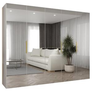 Szafa uchylna otwierana Marbella 3 250 wys. 202 cm biaÅy + u. zÅoty