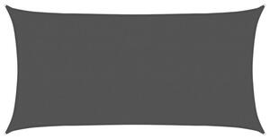 Żagiel przeciwsłoneczny, 160 g/m², czarny, 2x3,5 m, hdpe