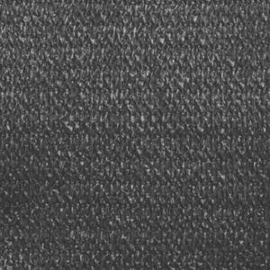 Żagiel przeciwsłoneczny, 160 g/m², czarny, 2x3,5 m, hdpe
