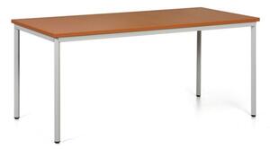 Stół do jadalni TRIVIA, jasnoszara konstrukcja, 1600 x 800 mm, czereśnia