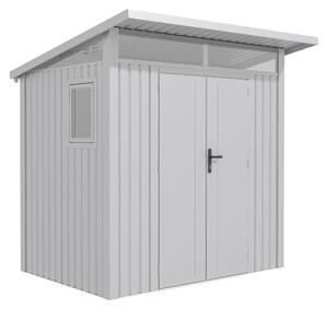 Domek ogrodowy G21 Madison 427 - 225 x 190 cm, metal silver