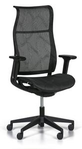 Krzesło biurowe KENNY, czarne
