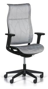 Krzesło biurowe KENNY, szare