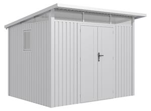 Domek ogrodowy G21 Madison 731 - 289 x 253 cm, metal silver