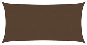 Żagiel przeciwsłoneczny, 160 g/m², brązowy, 2,5x4,5 m, hdpe