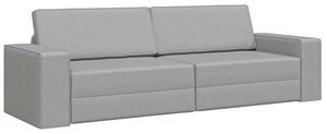 Sofa bed szary chmur 245 x 78 x 77 cm tkanina