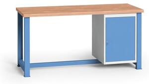 Stół warsztatowy KOVONA, 1 szafka wisząca na narzędzia, bez regulacji, 1700 mm