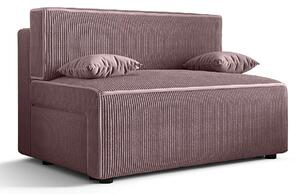 Ciemnoróżowa sofa sofa z funkcją spania H0-A85