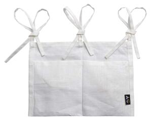 Organizer na łóżeczko Linen White