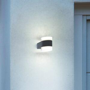 OSRAM Kinkiet zewnętrzny LED ENDURA STYLE PUCK, aluminiowy / szary / cynkowy, aluminium, nowoczesny