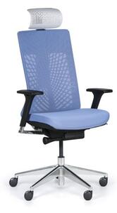Krzesło biurowe EMOTION, niebieskie