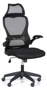 Krzesło biurowe LUCAS, czarne