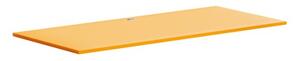 Blat roboczy do biurka BLOCK, 1600 x 800 x 25 mm, pomarańczowy