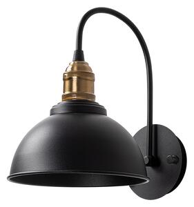 Czarny kinkiet ø 21 cm Varzan – Opviq lights