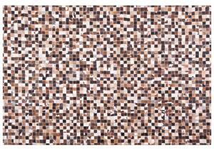 Nowoczesny dywan ze skóry bydlęcej wielokolorowy 160 x 230 cm Konya Beliani