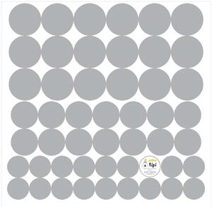 Zestaw naklejek Mini Dots gray tone