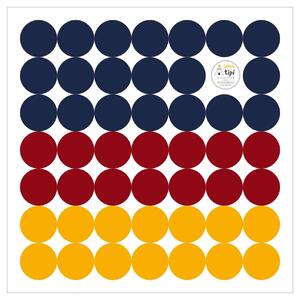 Zestaw naklejek Mini Dots intense tone
