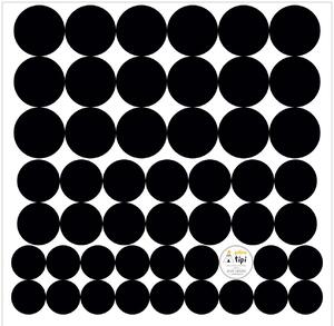 Zestaw naklejek Mini Dots black tone