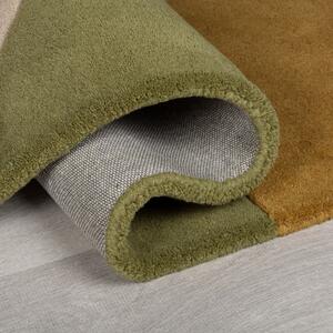 Zielony wełniany dywan 180x120 cm Lozenge – Flair Rugs