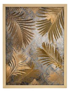Obraz Golden Leaves 30x40cm gold