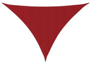 Trójkątny żagiel ogrodowy, tkanina oxford, 3x4x5 m, czerwony