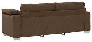 Sofa brÄ zowy 219 x 77 x 82 cm tkanina