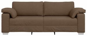 Sofa brÄ zowy 219 x 77 x 82 cm tkanina