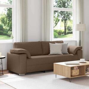Sofa brÄ zowy 219 x 77 x 82 cm tkanina
