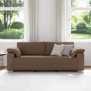 Sofa brÄ zowy 219 x 77 x 82 cm tkanina