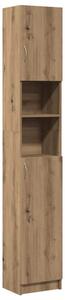 Szafka łazienkowa artisan oak 32x25,5x190 cm drewno konstrukcyjne