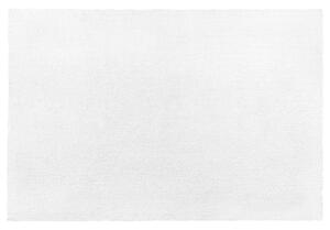 Nowoczesny dywan poliester biały gładki wykonany ręcznie 160 x 230 cm Demre Beliani