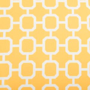Zestaw 2 ogrodowych poduszek dekoracyjnych żółty 40 x 40 cm z wypełnieniem Beliani