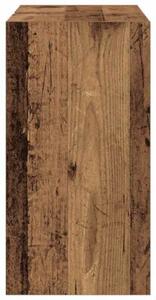 Szafka Łazienkowa z półką stare drewno 90 x 29 x 55 cm