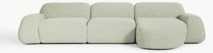 Narożna sofa modułowa Bouclé Wolke (4-osobowa)