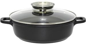 Elo 19628 Brytfanna z pokrywą szklaną i uchwytemaromatycznym Alucast 28 cm, 28 cm