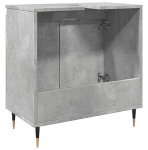 Szafka łazienkowa, szarość betonu, 58x33x60 cm