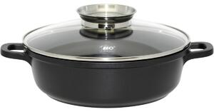 Elo 19624 Brytfanna z pokrywą szklaną i uchwytemaromatycznym Alucast 24 cm, 24 cm
