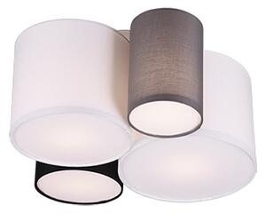 Designerski Plafon / Lampy sufitowe multikolor 4-źródła światła - Sectos Oswietlenie wewnetrzne