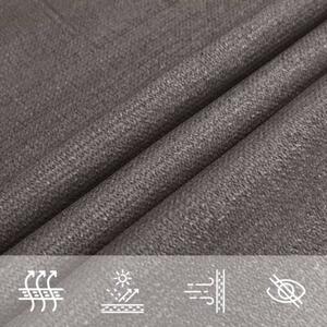 Żagiel przeciwsłoneczny, 160 g/m², antracytowy, 3x3 m, hdpe