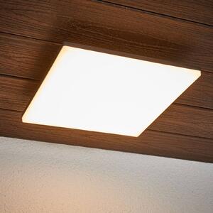 Lucande Lampa sufitowa LED Henni, IP65, czujnik, 30x30 cm, antracytowy