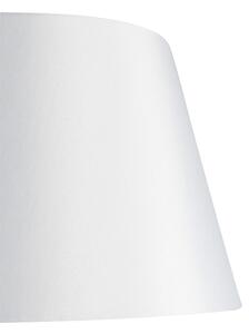 Lampa podłogowa brąz z białym kloszem i regulowanym ramieniem - Ladas Deluxe Oswietlenie wewnetrzne