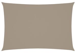 Prostokątny żagiel ogrodowy, tkanina oxford, 2,5x4,5 m, taupe