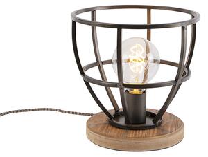 Industrialna lampa stołowa czarna - Arthur Oswietlenie wewnetrzne