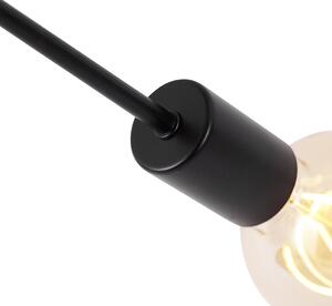 Nowoczesny Plafon / Lampy sufitowe czarny 60 5-źródeł światła - Facile Oswietlenie wewnetrzne