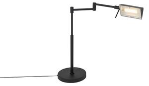Designerska lampa stołowa czarna LED ściemniacz dotykowy - Notia Oswietlenie wewnetrzne