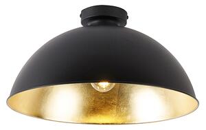 Lampa sufitowa czarna ze złotem regulowana 42 cm - Magnax Oswietlenie wewnetrzne