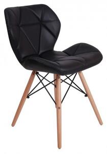 Krzesło tapicerowane MURET DSW - czarny