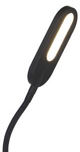 Nowoczesna lampa podłogowa czarna z 4-stopniowym ściemnianiem LED - Botot Oswietlenie wewnetrzne