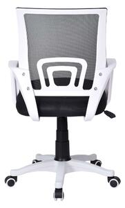 Fotel biurowy BIANCO biało-czarny