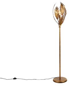 Vintage lampa podłogowa złota 170cm - Botanica Oswietlenie wewnetrzne